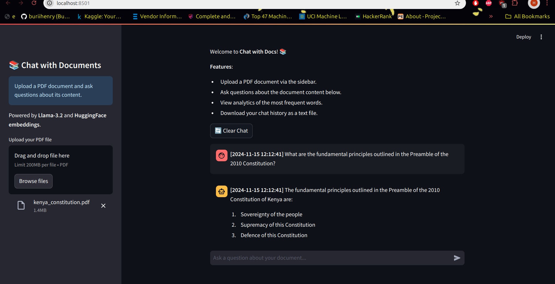 Chat-with-docs project preview