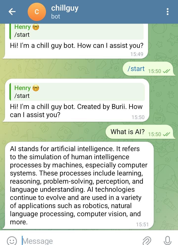 AI-Powered Chatbot project preview